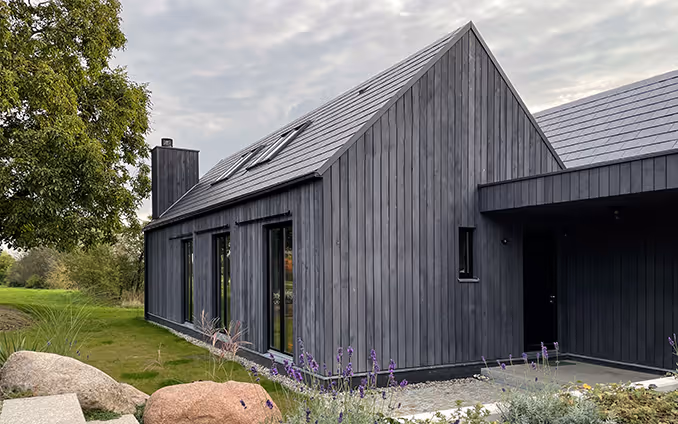 Garden view of house